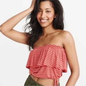 Abercrombie and Fitch striped tube top